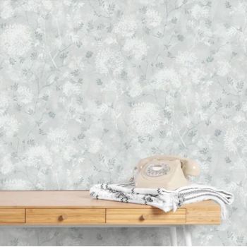 کاغذ دیواری راکتور طرح شاخ و برگ کد ۸۱۰۲