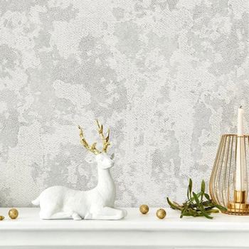 کاغذ دیواری کربن طرح پتینه نقره‌ای کد ۱۰۰۰۷